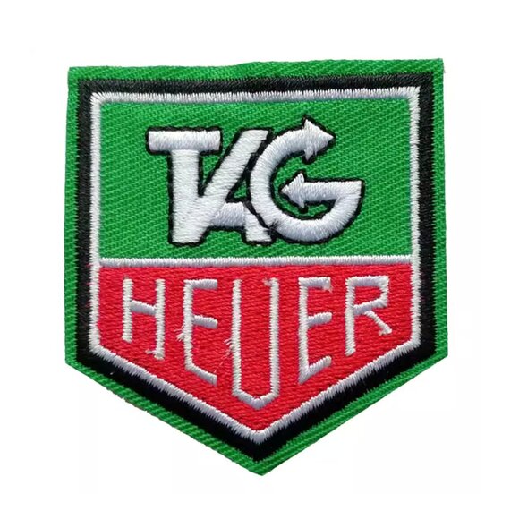 3/$15: TAG HEUER Iron-On Embroidered Automotive Car Racing Patch - Picture 1 of 1